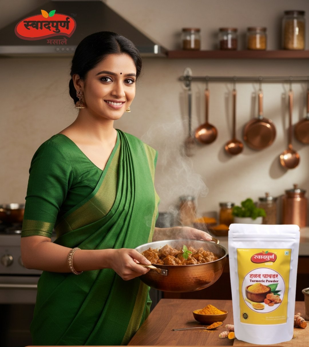 Turmeric Powder | Pure & Natural Haldi Powder | 100% Natural Color & Aroma | No Added Preservatives | Premium Masala for Cooking & Wellness - Image 13