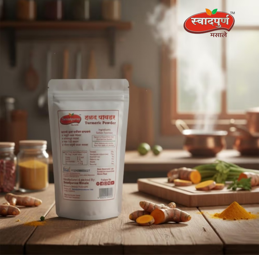 Turmeric Powder | Pure & Natural Haldi Powder | 100% Natural Color & Aroma | No Added Preservatives | Premium Masala for Cooking & Wellness - Image 4