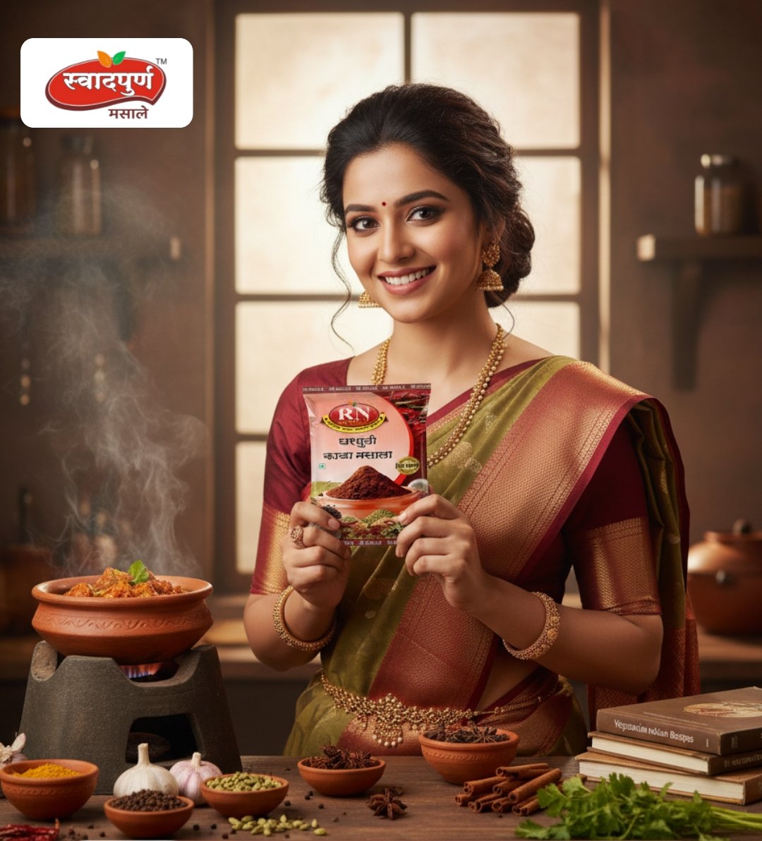 A Gharguti Kala Masala | Authentic Maharashtrian Spice Blend | Pure Homemade Taste | 100% Handmade Masala | All in One Masala | Premium Quality Masala - Image 5