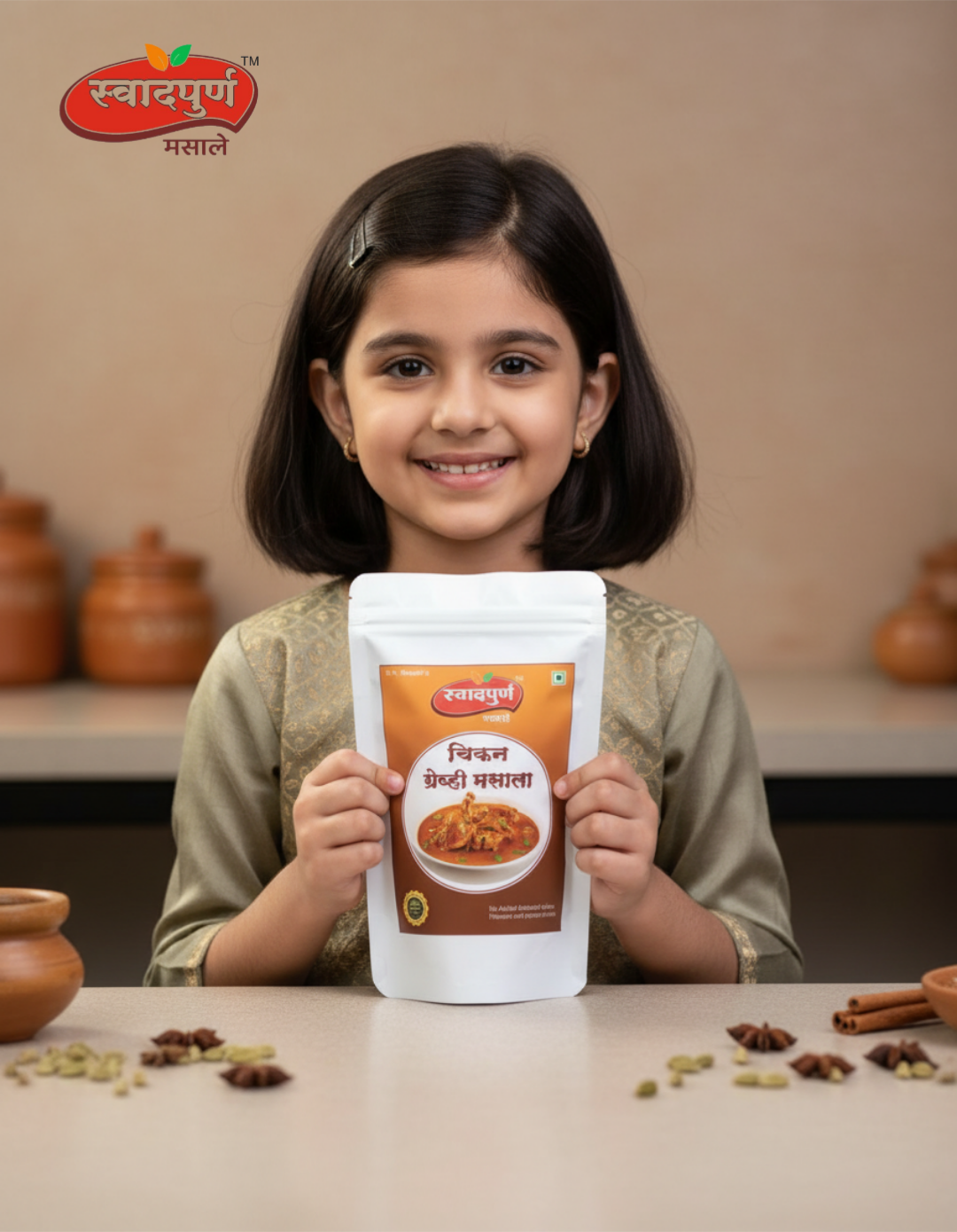 Chicken Gravy Masala | Authentic Maharashtrian Spice Blend for Mutton Curry | Rich Aroma & Traditional Taste | 100% Pure Indian Spices. - Image 11