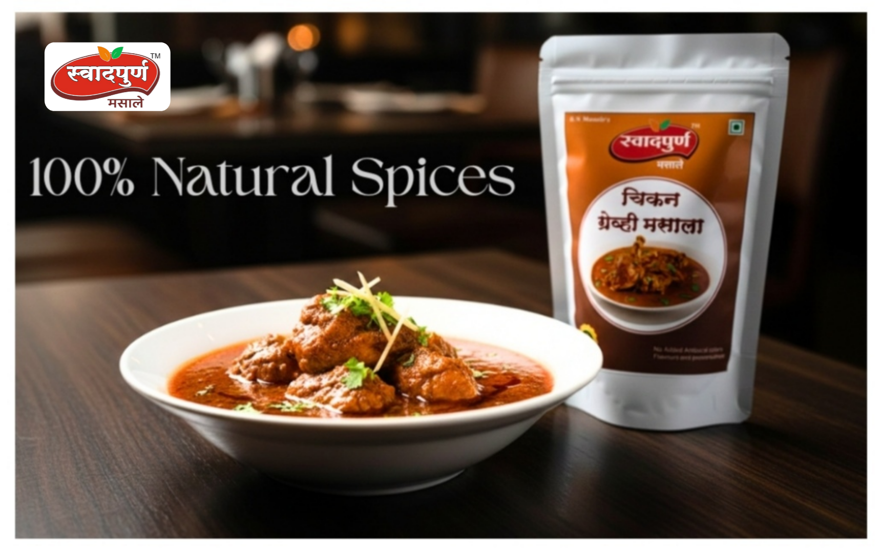 Chicken Gravy Masala | Authentic Maharashtrian Spice Blend for Mutton Curry | Rich Aroma & Traditional Taste | 100% Pure Indian Spices. - Image 19