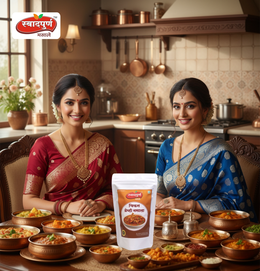 Chicken Gravy Masala | Authentic Maharashtrian Spice Blend for Mutton Curry | Rich Aroma & Traditional Taste | 100% Pure Indian Spices. - Image 7