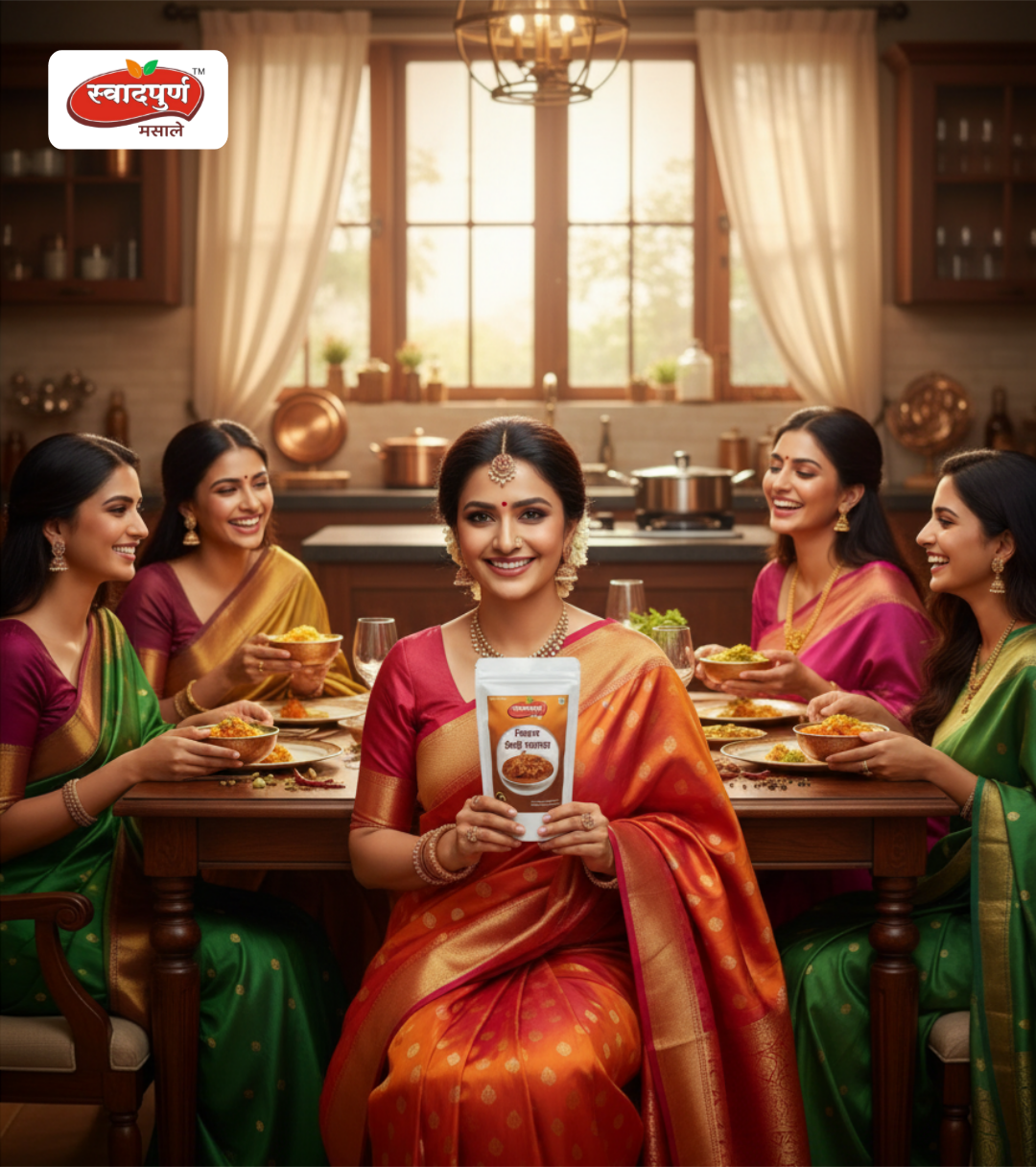 Chicken Gravy Masala | Authentic Maharashtrian Spice Blend for Mutton Curry | Rich Aroma & Traditional Taste | 100% Pure Indian Spices. - Image 2