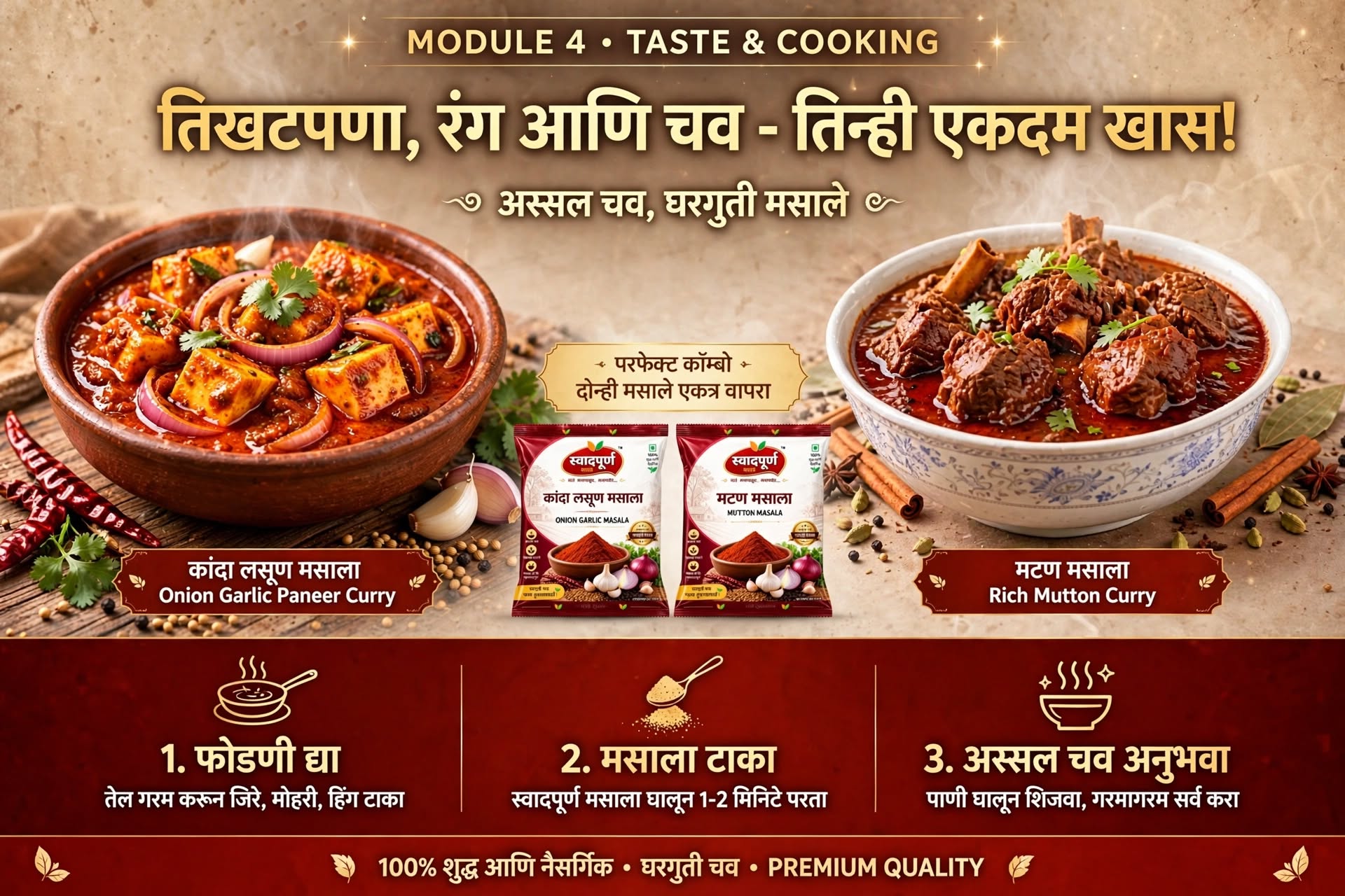 Onion Garlic Masala & Mutton Masala - Image 3