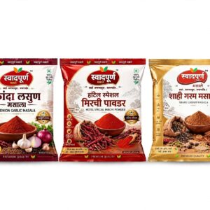 Shaahi Gatam Masala, Onion Garlic Masala & Red Chilli Powder