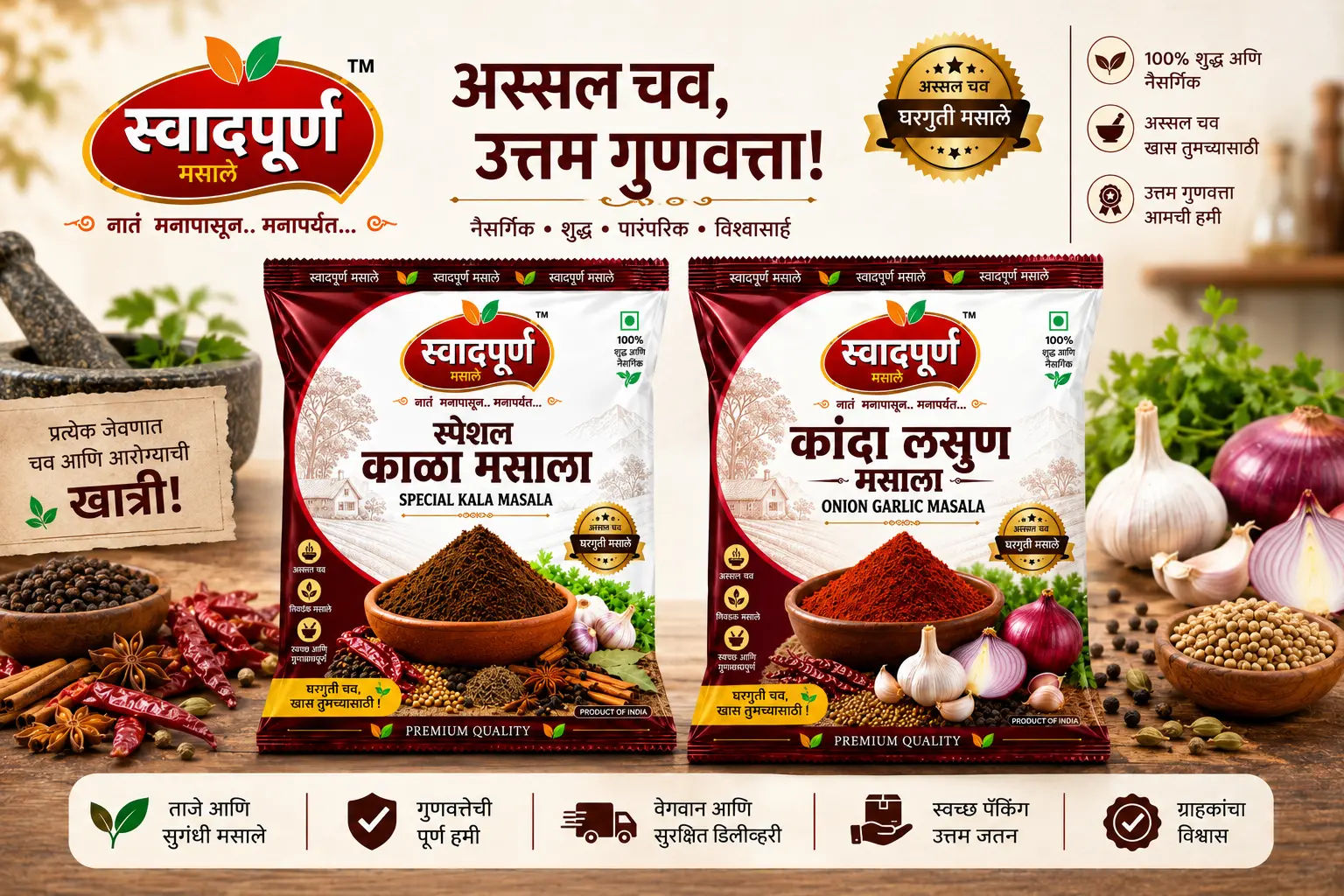 Kala Masala & Onion Garlic Masala - Image 5